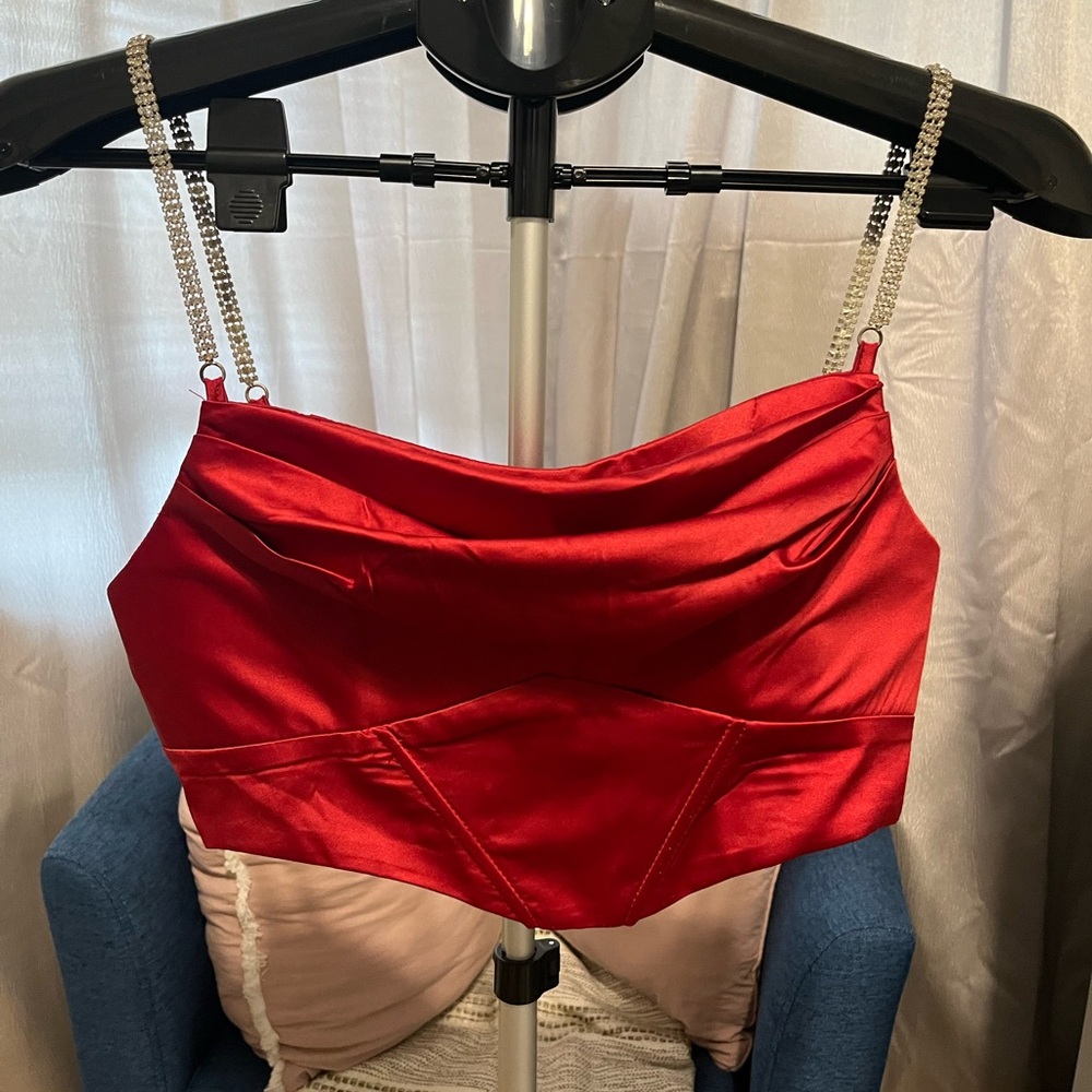 Fashion Nova Wine Forever Icey Cami Top